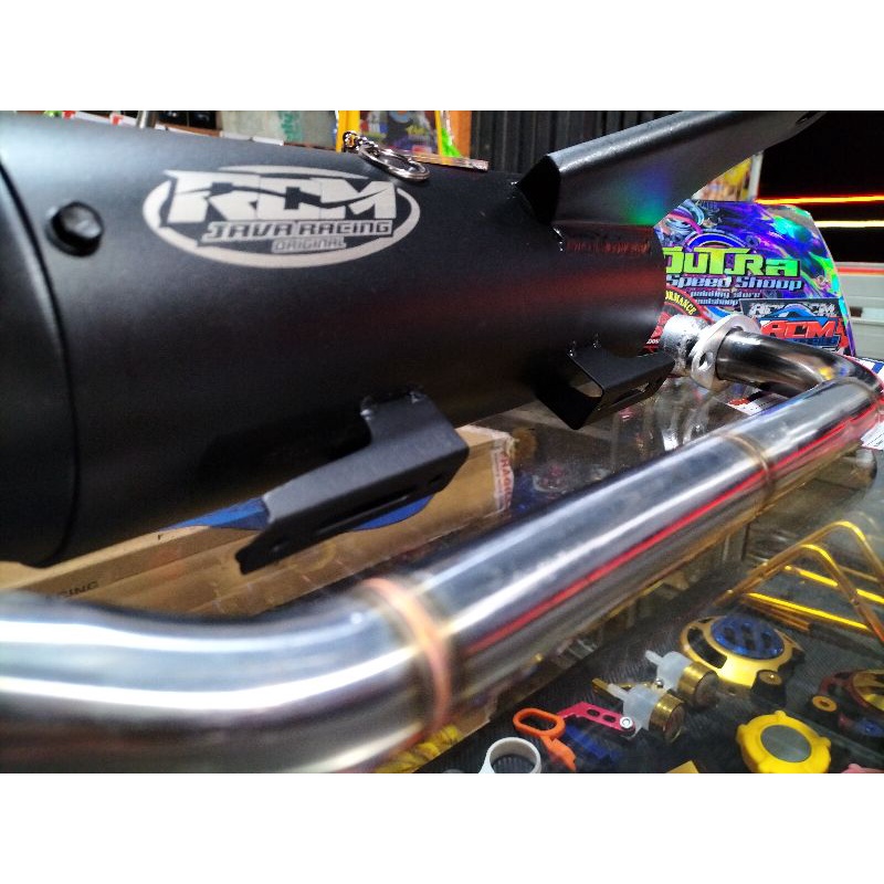 KENALPOT RCM SUGIGI COPY CMS PRODUK ORIGINAL STANDAR RACING ITEM MOTOR: MIO KARBU/MIO SPORTY