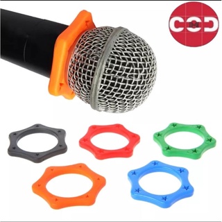 Ring Mic Holder Karaoke - Bahan Karet Anti slip / Ring Handle Microphone Karaoke /  Gelang Mikrofon Mic shure Karaoke