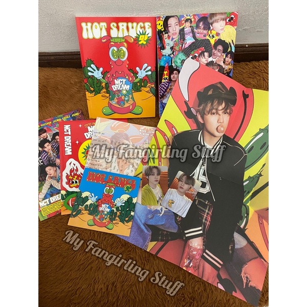 [READY STOCK] NCT DREAM Hot Sauce (PhotoBook Ver.) CRAZY & CHILLING UNSEALED Jeno Mark Chenle Jisung