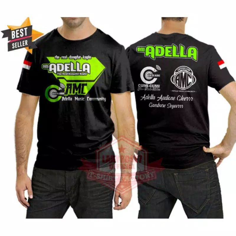 kaos pria JUMBO OM ADELLA WARNA STABILLO KEREN AMC PROFESIONAL AUDIO SOUND SYSTEM