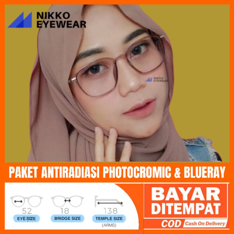 Frame Kacamata 2189, Gratis Lensa Photocromic,Gratis Lensa Blueray,Kacamata Antiradiasi