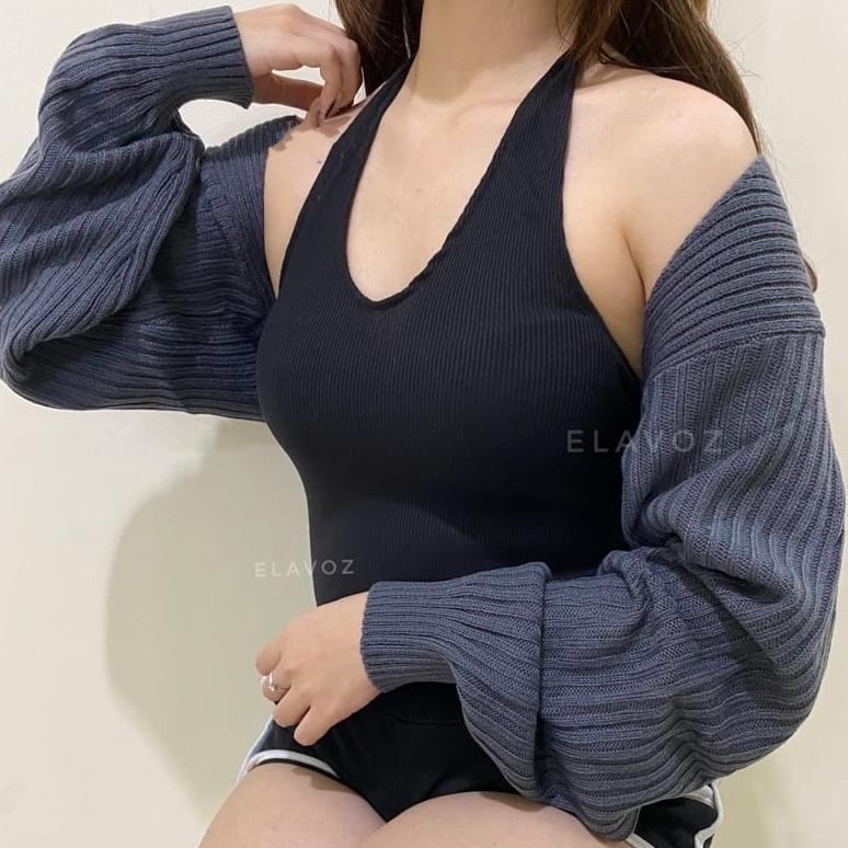 Candy Short Oversize Crop Top Balero/Cardigan Crop Outer Rajut