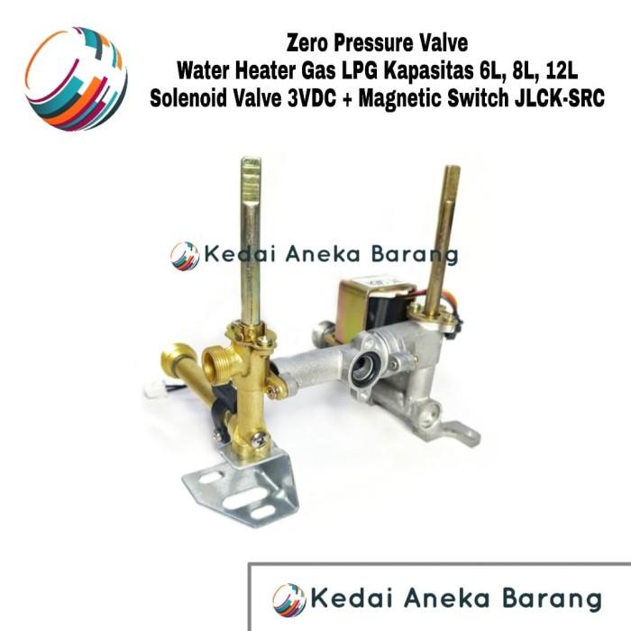 Jual Katup Zero Pressure Valve Water Heater Gas Lpg Solenoid 3V
