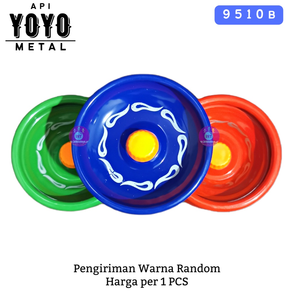 MWN Mainan YOYO Metal Api 9510B