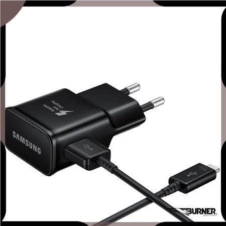 PENGECAS BLACK MICRO USB CHARGER SAMSUNG FAST CHARGING QC 3.0 WITH KABEL DATA