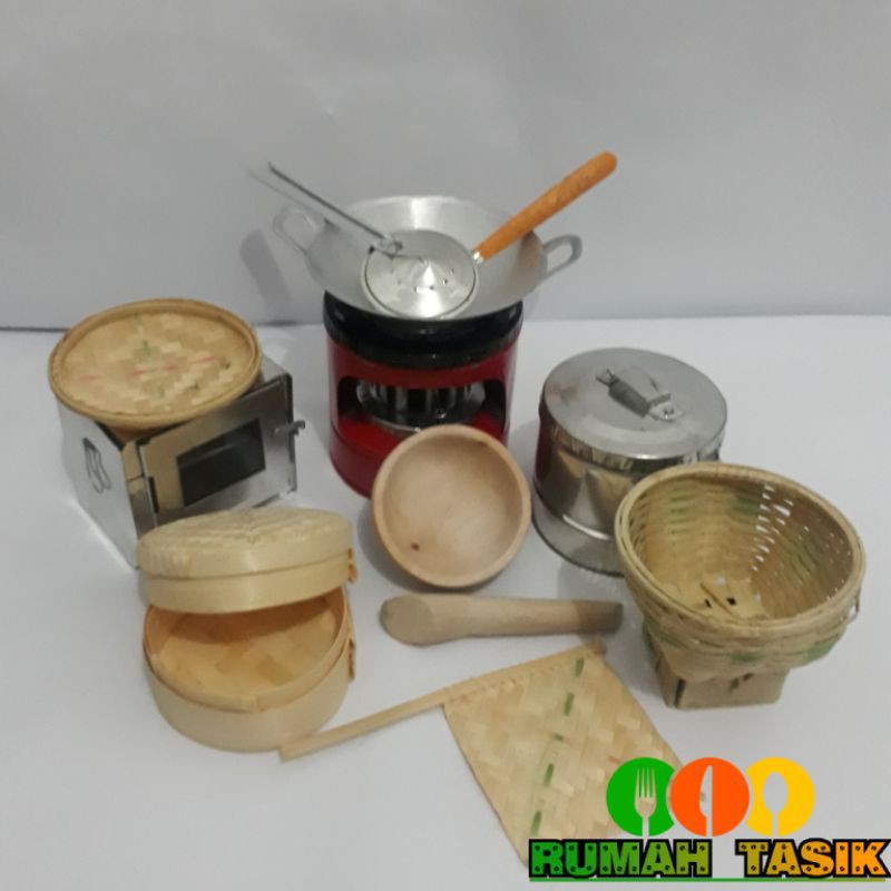 Kitchen Set Mainan Anak / Set Mainan Masak Masakan Anak Tradisional Kumplit 12 Item