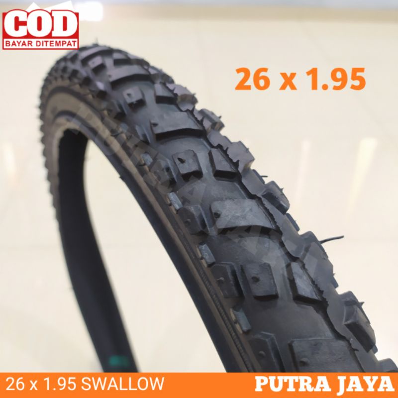 BAN LUAR SEPEDA 26 x 1 95 / 26 x 1.95 / 26x1.95 SWALLOW Ukuran Sepeda MTB 26 inch Gunung Federal say