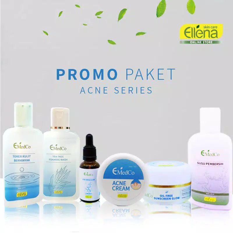 ELLENA SKINCARE PAKET ACNE SERIES LEBIH MURAH