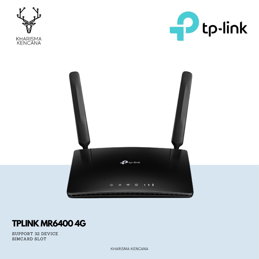 TP-LINK TL-MR6400 300Mbps Wireless N 4G LTE Router TP LINK TL MR6400