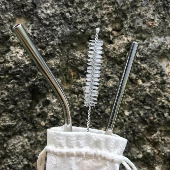 

Fullset 2 Sedotan Stainless Steel Straw Lurus Melengkung Pouch Sikat APF130