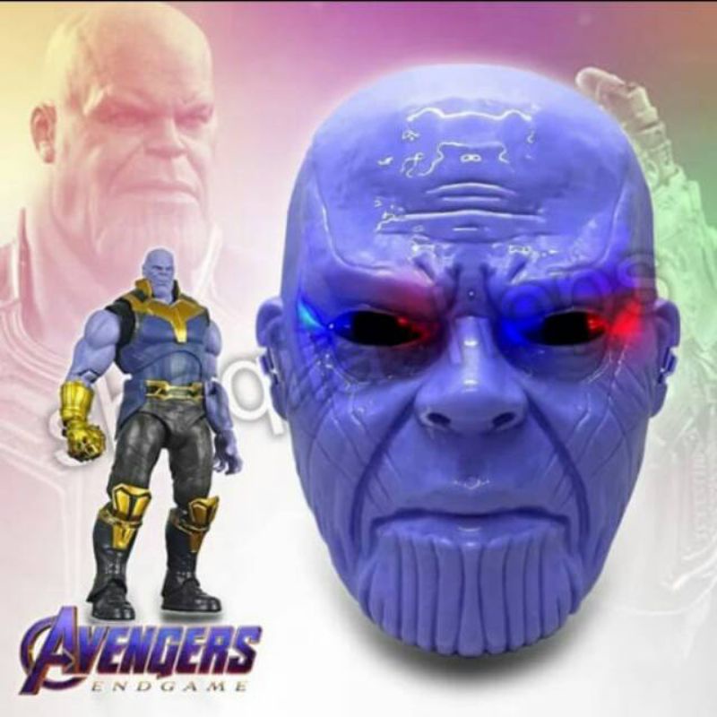 topeng Thanos Avengers led topeng tanos nyala