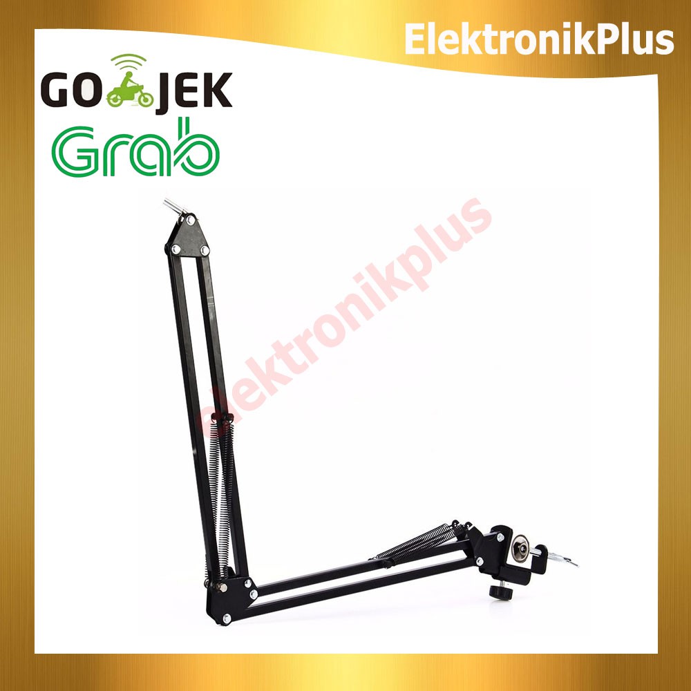 Tiang Penyangga Mikrofon Studio Rekaman Arm Stand Mic Holder Lazypod Microphone Condenser