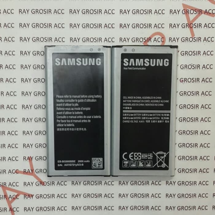 Baterai Original SAMSUNG Galaxy S5 I9600 G900F EB-BG900BBE