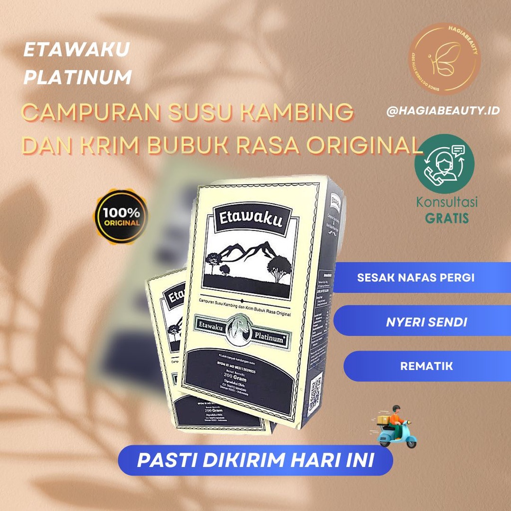 Bisa Cod - Etawaku Platinum | Susu Kambing Etawa 100% Murni Pengganti Susu Sapi