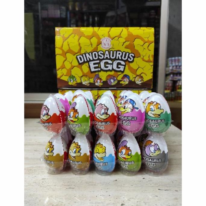 

Dinosaurus EGG coklat telur jumbo isi 30 pcs