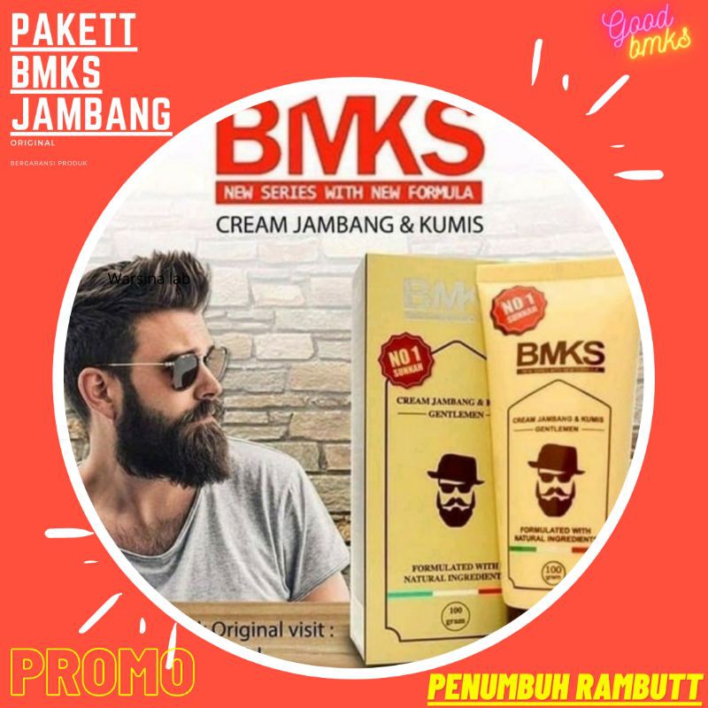 PENUMBUH JENGGOT KUMIS  BREWOK BMKS ORIGINAL