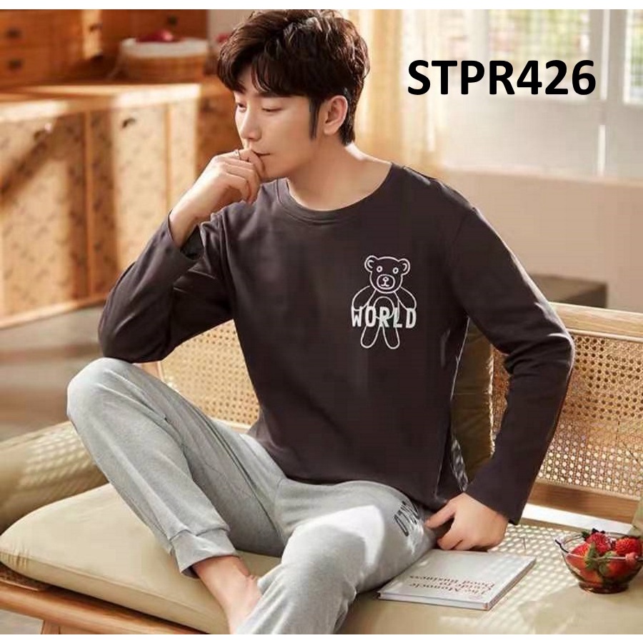 Piyama Pria - Baju Tidur Pria Motif Casual