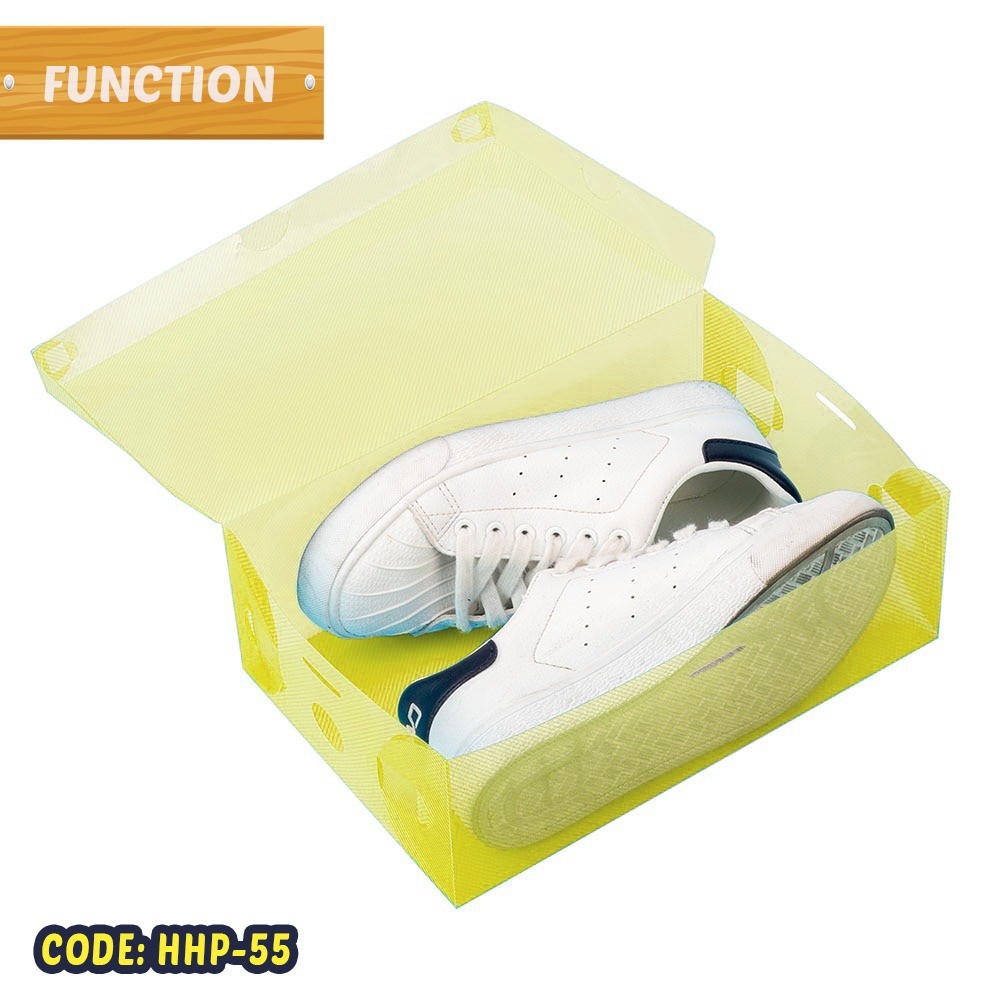 Box Tempat Sepatu Plastik Mika HHP-55