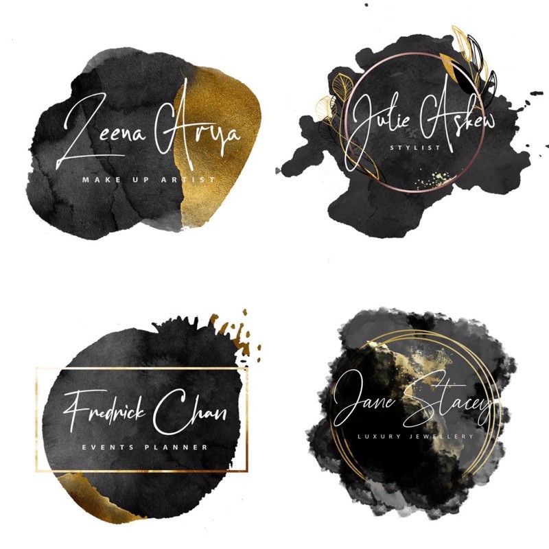 (DRAN BLACK MARBLE) JASA BIKIN DESAIN LOGO ONLINE SHOP LOGO BISNIS MURAH UNIK CANTIK