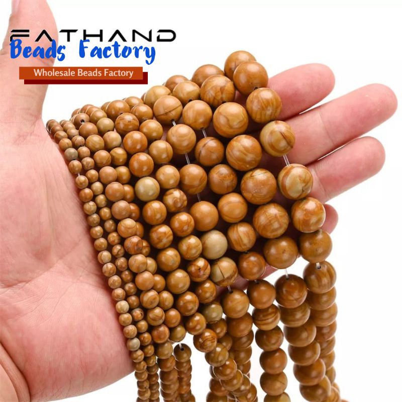 1Strand DIY Natural Gemstone Space Loose Beads for Making Jewelry Material Wholesale