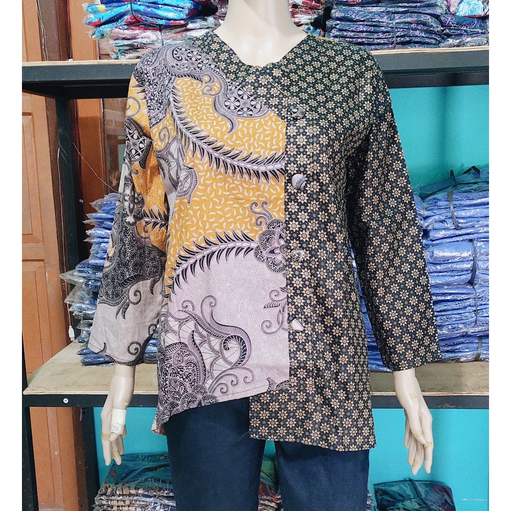 BLOSE MARIA BATIK SOLO ORIGINAL ORIGINAL JAHITAN BUTIK