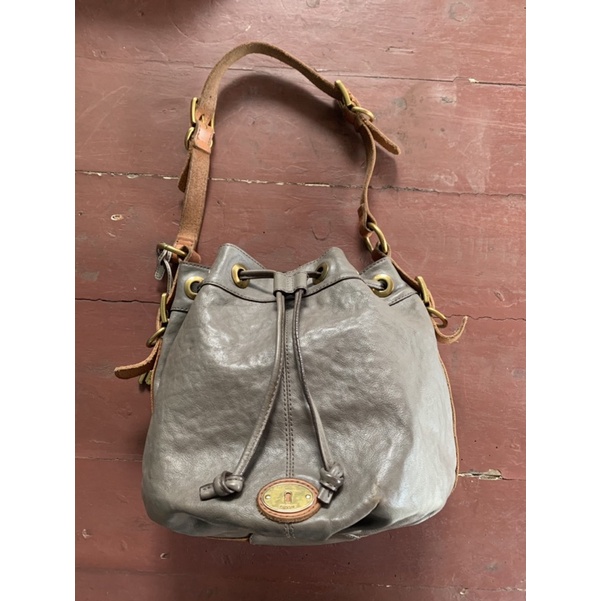 <PRELOVED> Fossil Maddox Drawstring Grey