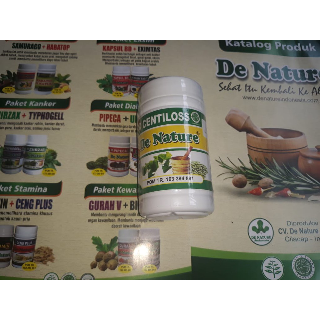 CENTILOS OBAT STROKE HERBAL MENGOBATI STRUK DARAH TINGGI HERBAL DENATURE