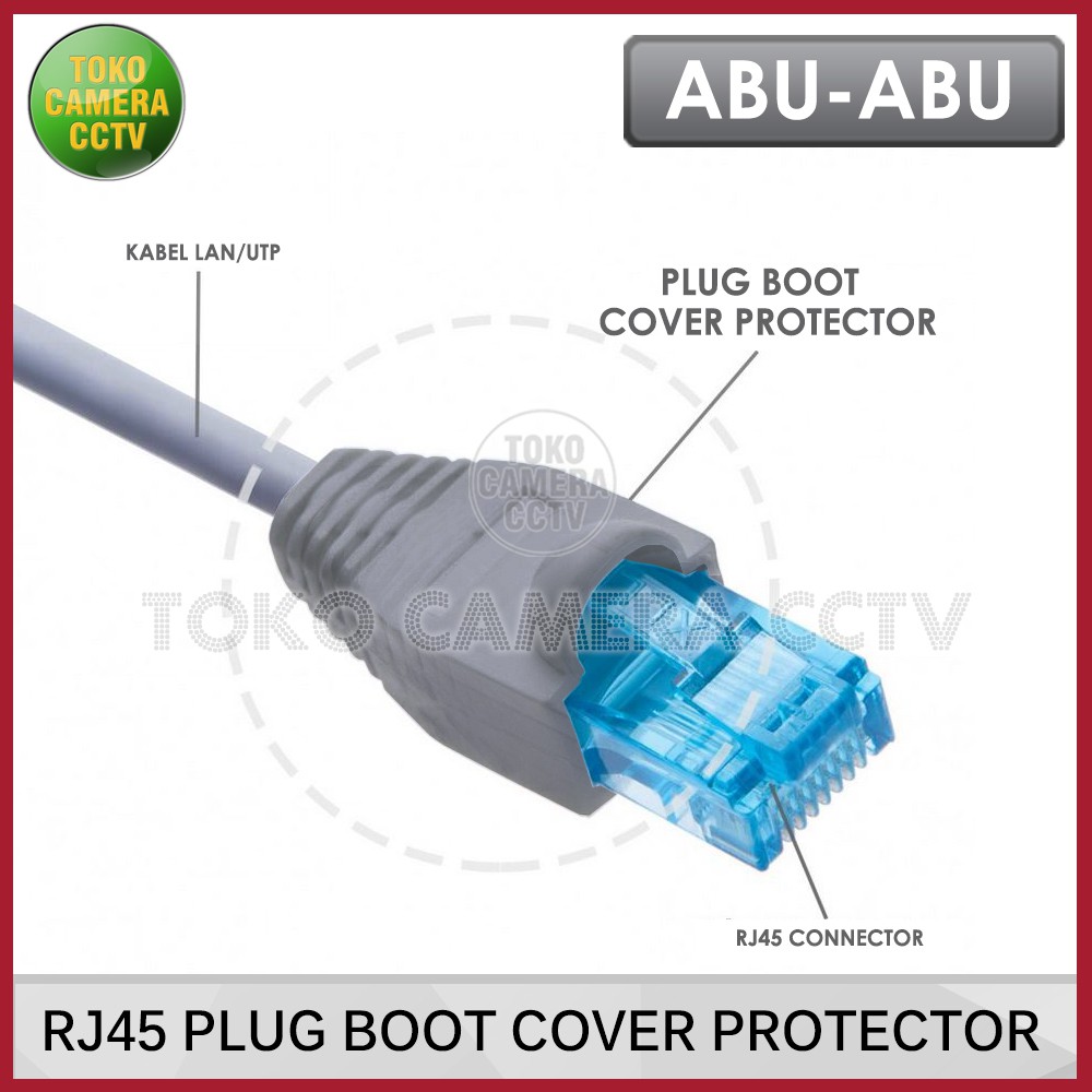 RJ45 PLUG BOOT COVER PROTECTOR CAT 5/CAT6 ABU ABU