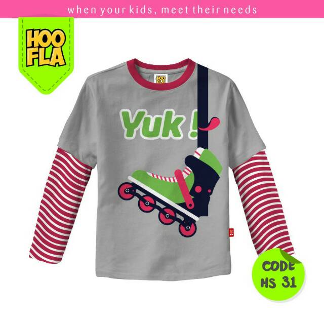 Kaos Anak Perempuan Brand HoflaKids HT 31