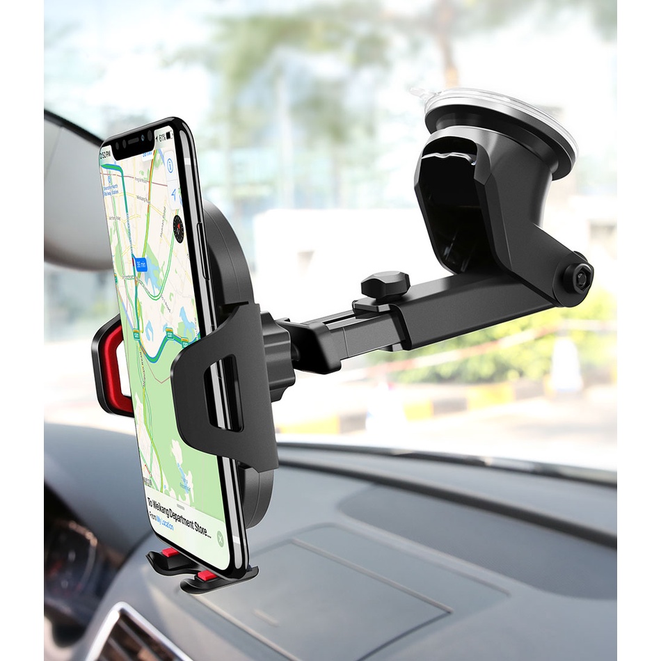 Chuker stand holder smartphone Dengan Kop Perekat Untuk Kaca Depan Mobil