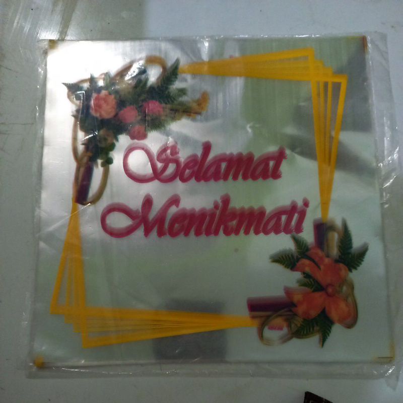 Plastik selamat menikmati