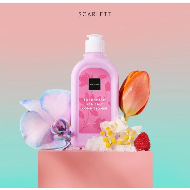 Scarlett Whitening Yordanian Sea Salt Shampoo Dan Conditioner
