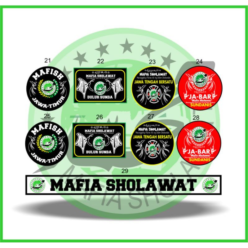 

● STICKER LOGO -STICKER VINYIL - STICKER MAFIASHOLAWAT ●