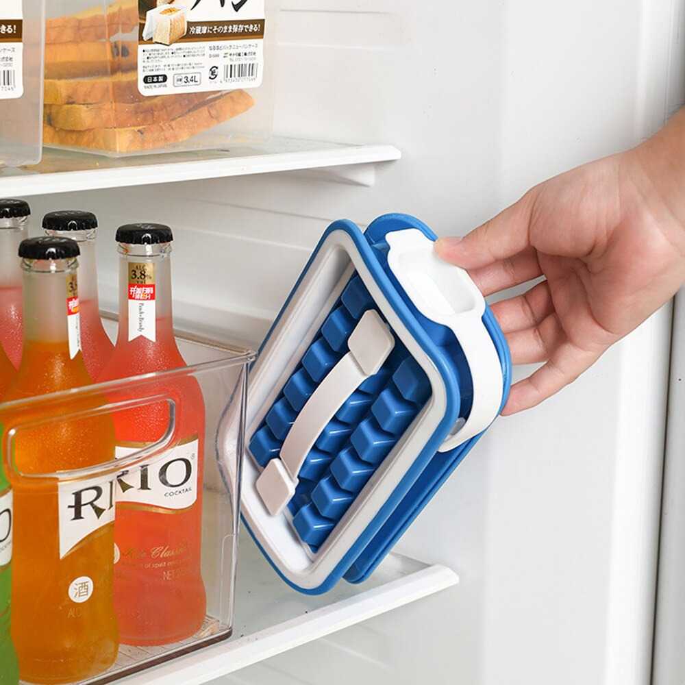 (100% BARANG ORI) SAFEBET Cetakan Es Batu Ice Cube Maker Tray Storage - TW-160