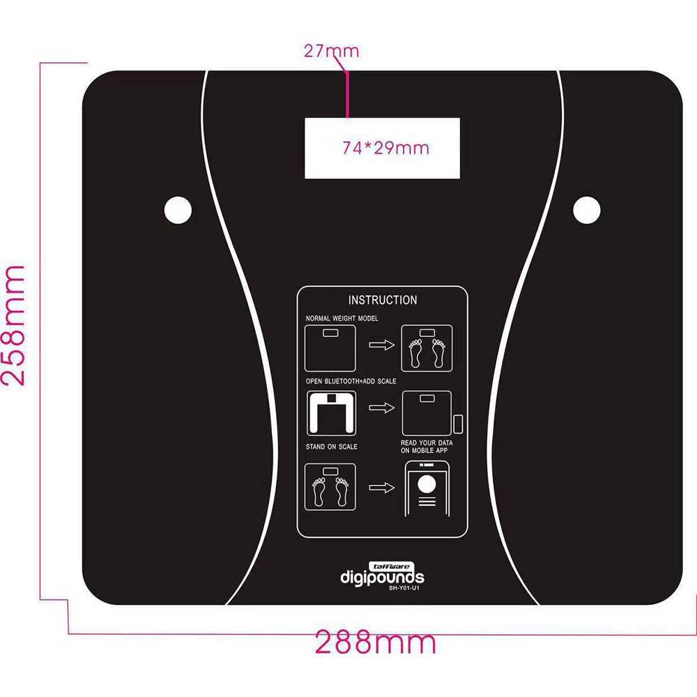 Bayar Ditempat Timbangan Badan Elektronik Health Scale 180KG Rechargeable - SH-Y01-U1