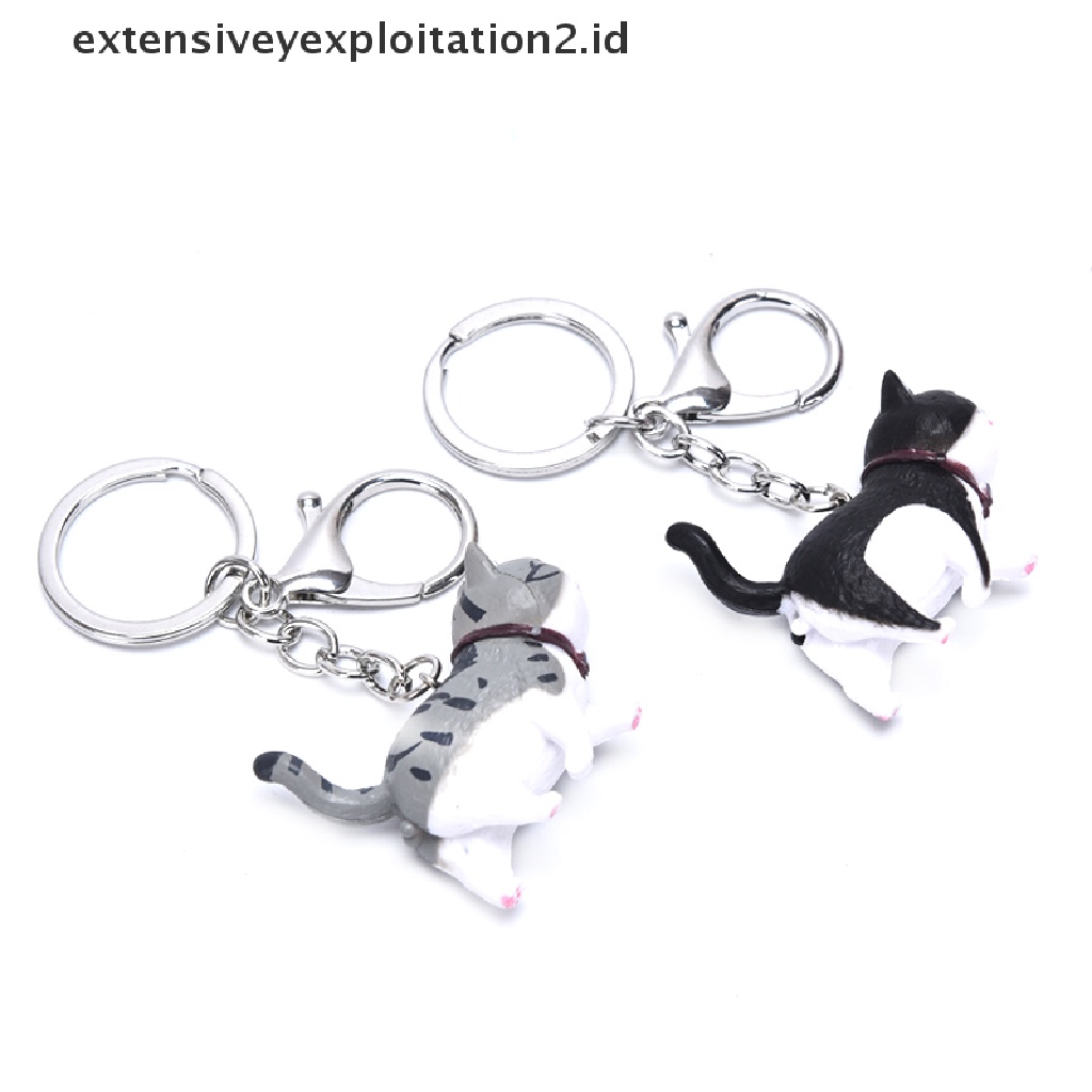 (Hotter) Gantungan Kunci Kucing Lucu Gantungan Kunci Hadiah Anak Keyring