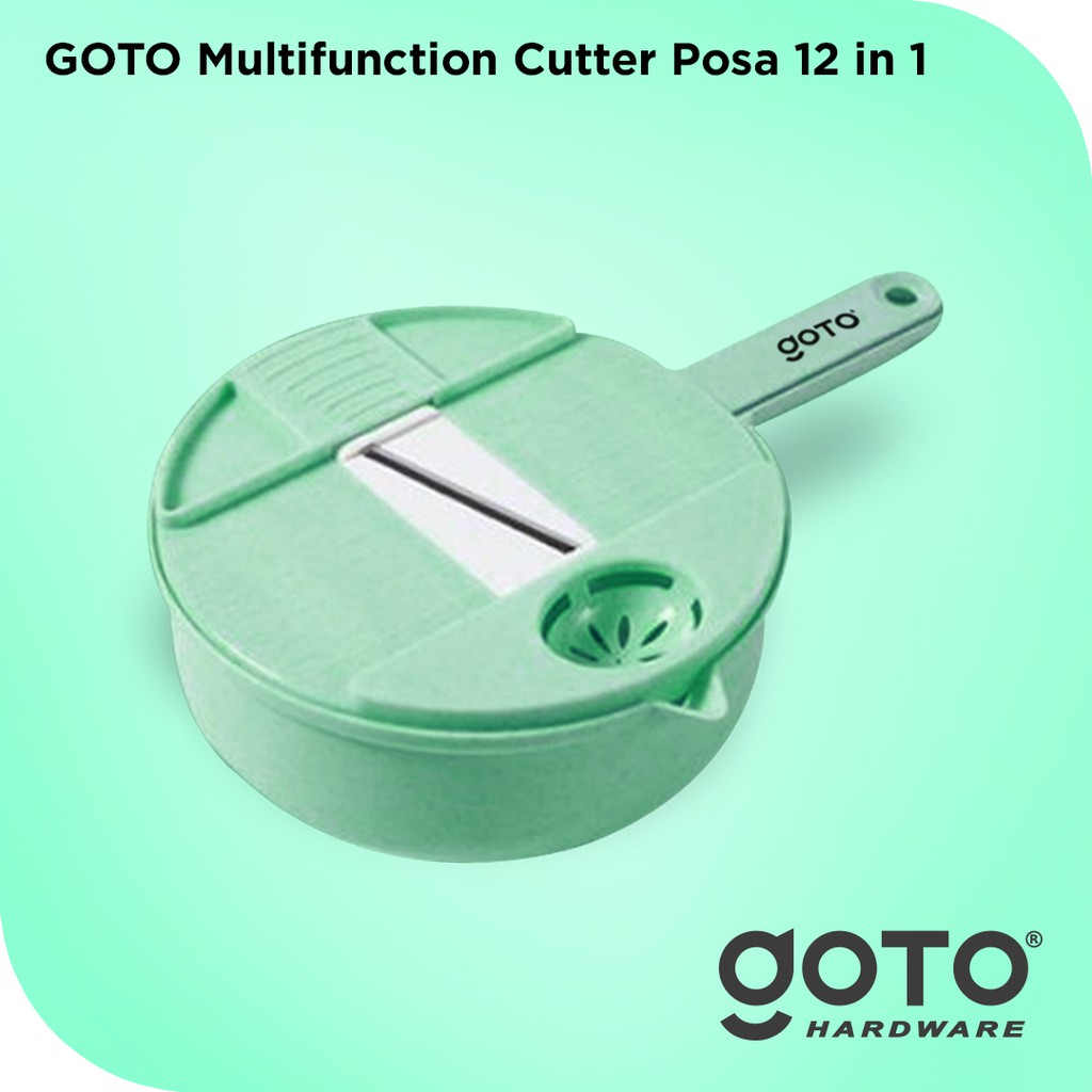 Goto Alat Pemotong Sayur 12 In 1 Multifungsi Cutter Peeler Parutan Serbaguna-6