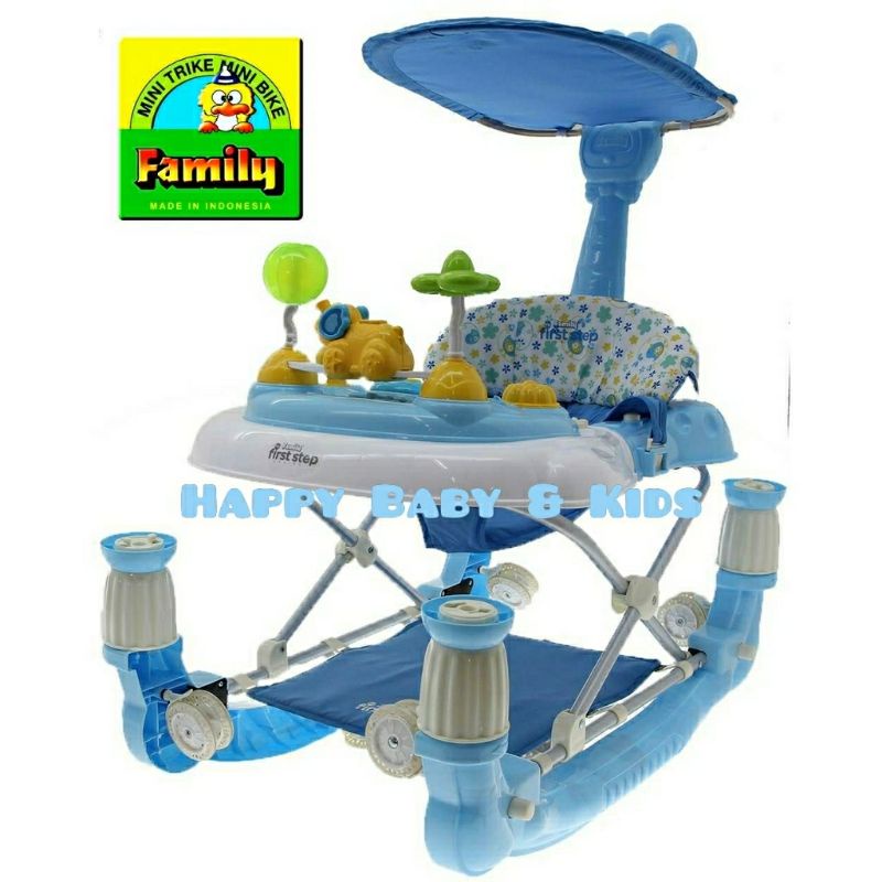 FAMILY BABY WALKER KANOPI &amp; GAGANG DORONGAN