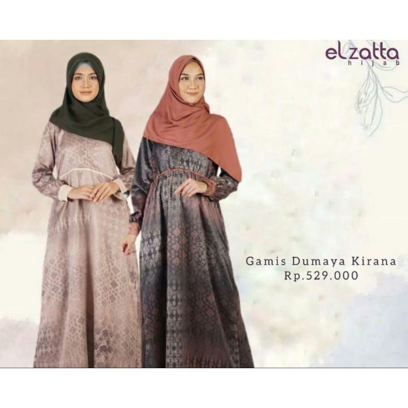 TERBARU 2021 GAMIS WANITA DEWASA ELZATTA GAMIS DUMAYA