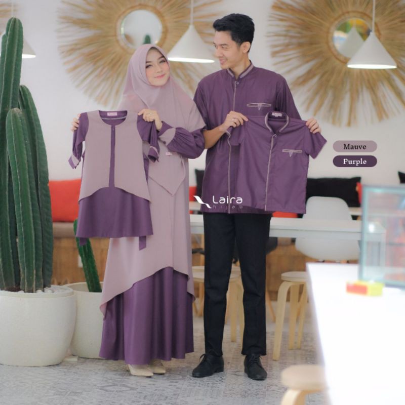 gamiky Set Zaky Zakiya Gamis + koko + gamis anak 2thn