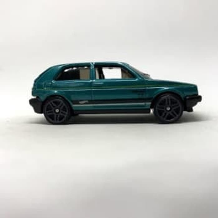 TERMURAH Hot Wheels VW Volkswagen Golf MK2 Hijau Mainan Anak Die Cast Mobil Sedia Toys TERLENGKAP
