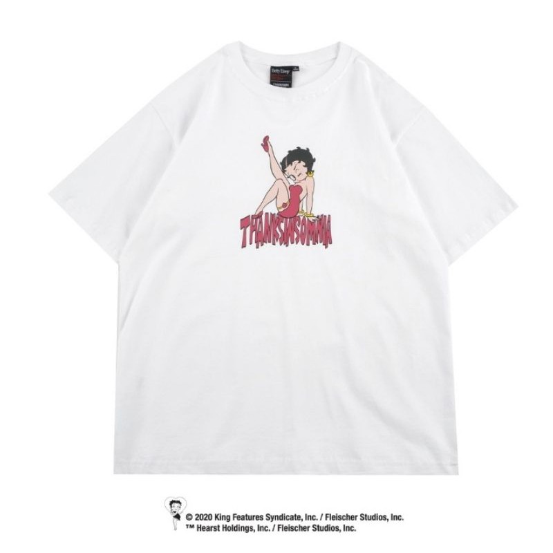 Thanksinsomnia Betty Boop Tshirt Belle Pose White
