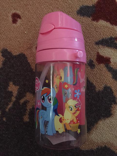 Botol Minum Anak Karakter Little Pony Doraemon 350ml Tempat Minum Karakter Kartun Bekal Makan Siang