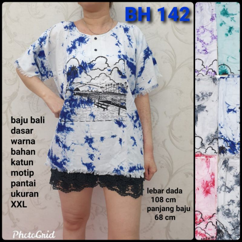 meygrosir BH142 baju bali dasar putih