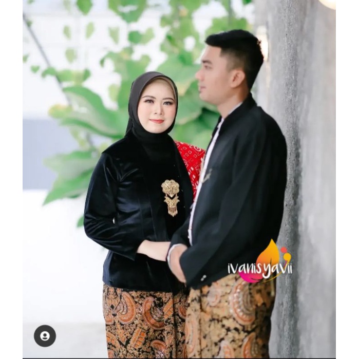 Set Baju Prewed / Baju Couple Adat Jawa - Motif Hewes Semen Romo