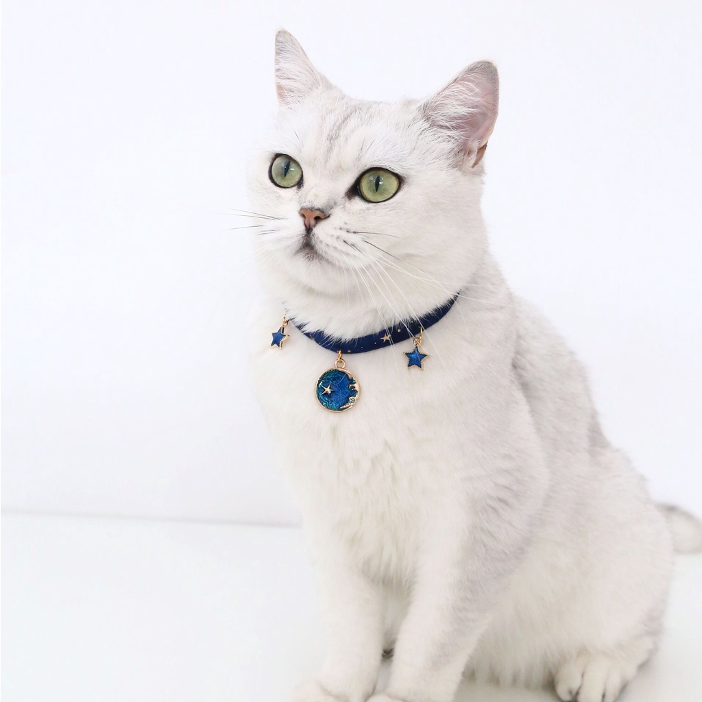 Kalung Collar Adjustable Bahan Velvet Motif Bunga Snowflake Untuk Anjing / Kucing