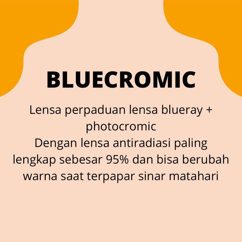 LENSA TAMBAHAN ANTI BLUERAY PHOTOCROMIC ( PAKET LENGKAP )