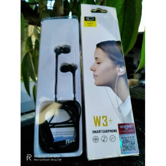 Earphone Resong W3+ VIVAN ORIGINAL
