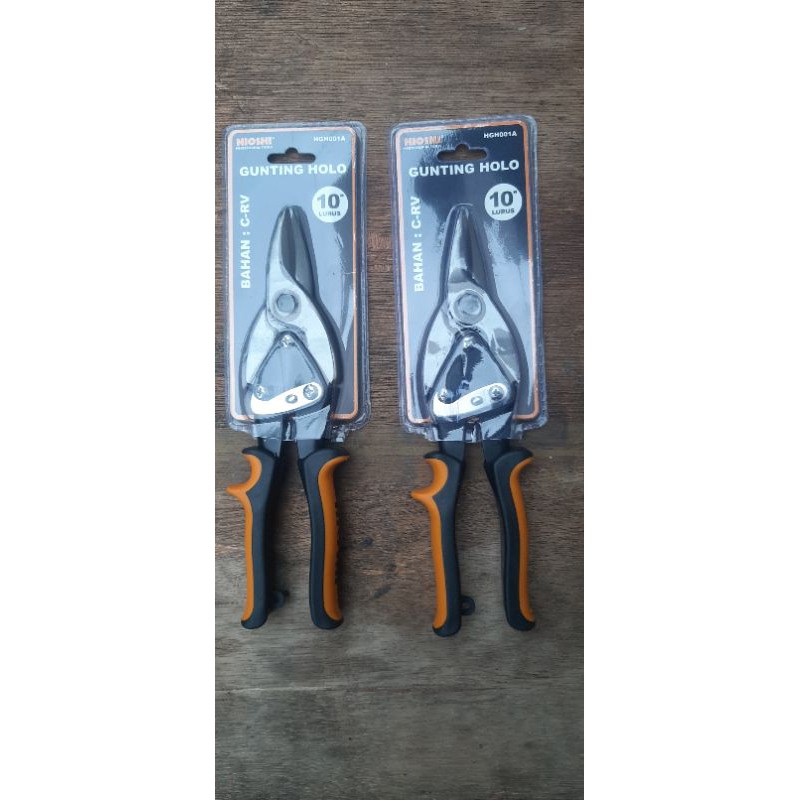 Gunting Holo seng gavalum baja Hioshi 10"