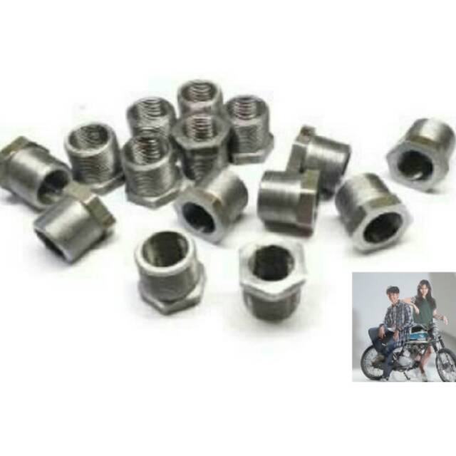 ADAPTOR SAMBUNGAN KRAN BENSIN/Adaptor Sambungan drat kran bensin GL ke Tiger Megapro